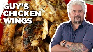 Chicken Wings 3 Ways with Guy Fieri  Food Network [upl. by Dijam]