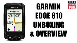 Garmin Edge 810 Unboxing amp Overview [upl. by Brosy]