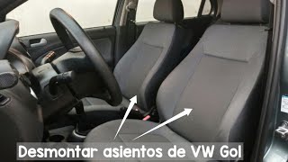 Desmontar ò quitar asientos butacas de un VW Gol [upl. by Suoicul]