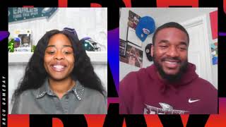 NFL Draft prospect Davius Richard on HBCU QBs Jalen Hurts comparisons [upl. by Uri480]