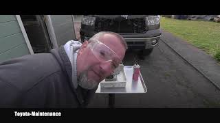 Toyota Tundra Throttle Body Removal Cleaning [upl. by Durrell]