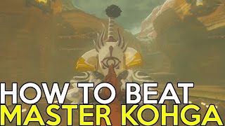 How to beat Master Kohga  Legend of Zelda Breath of the Wild [upl. by Ennyl]