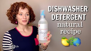 DIY Natural DISHWASHER DETERGENT Recipe [upl. by Enomes]