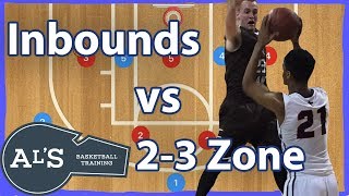 Sideline Inbounds Plays Against a 23 Zone Defense [upl. by Zurc735]