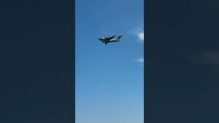 The c17 from Altus demo team preforming at chi air and water show militaryaviation aviation beach [upl. by Aidaas]