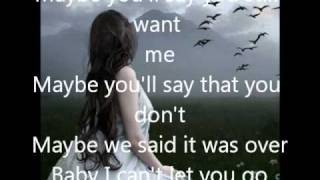 Maybe  Enrique Iglesias  lyrics [upl. by Ennaul]