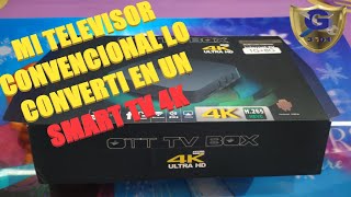 INSTALACIÓN OTT TV BOX 4K ULTRA HD [upl. by Catrina]