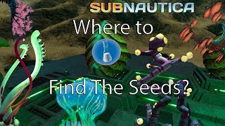 Where to Find All The Seeds For Hatching Enzyme Subnautica [upl. by Yrallam]