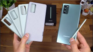 Samsung Galaxy Note 20 5G Unboxing amp Official Samsung Cases [upl. by Anairotciv]