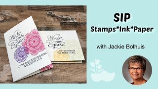 How to Make Beautiful Simple Stamped Greeting Cards [upl. by Hans]