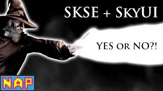 Should You Use SKSE amp SkyUI For Skyrim Special Edition October 2018 [upl. by Leacock]