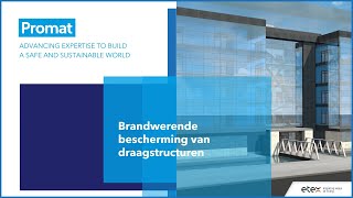 Brandwerende bescherming van draagstructuren in beton hout en staal [upl. by Ellinger]