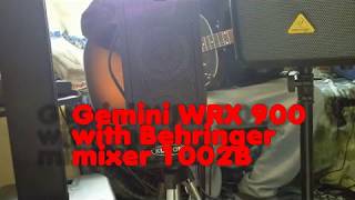 Battery PA Shootout Gemini WRX900 Kustom P50 and Behringer MPA40BT [upl. by Oriane]