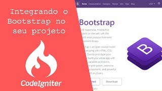 Codeigniter Integrando um template Bootstrap ao Codeigniter [upl. by Nosna]