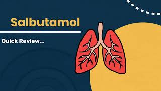 Salbutamol QUICK REVIEW  Drug in Asthma  PharmCept [upl. by Ellicul]