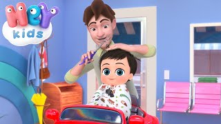 De Kapper ✂️ Kapsalon kinderfilmpjes  HeyKids  Nederlandse kinderliedjes [upl. by Lhary]