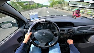 🔥 Renault Mégane 1 19D 65 2000 POV Driving HD 4K Code F8Q Conduite de la mule  ميقان سمبل [upl. by Aryas794]