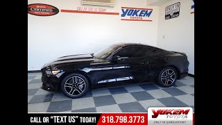 Used 2017 Ford Mustang EcoBoost Premium  Shreveport La [upl. by Ainig669]