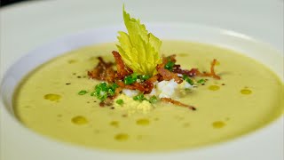 Velvet Celery Soup – Bruno Albouze [upl. by Ainnet]