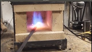 GPW 99  DIY Gas Forge with Hard Fire Brick [upl. by Hselin]