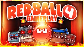 Red ball 4 boss battle  gameplay 3 [upl. by Netsrijk820]