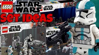 My LEGO Star Wars Battle Pack Set Ideas 20222023 LEGO Clone Army Elite Troopers and More [upl. by Curren525]