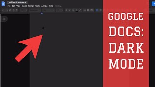 Use Google Docs  Sheets in Dark Mode 2023 [upl. by Anair]