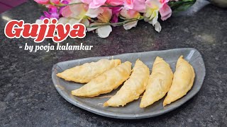 Mawa Gujiya Recipe  How to make gujiya at home [upl. by Tandie]