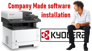 kyocera m2040dn software installation [upl. by Negiam483]