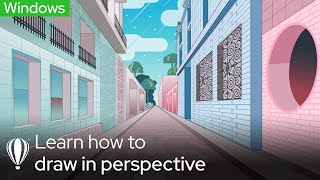 How to Draw a Bedroom in 1Point Perspective [upl. by Ahrat577]