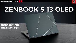 Asus Zenbook S 13 OLED 2023 REVIEW  INSANELY THIN INSANELY LIGHT [upl. by Fazeli]