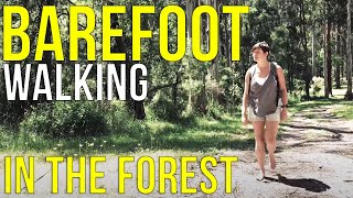 BAREFOOT WALKING in the forest [upl. by Brunelle]