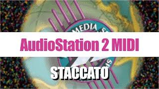 Voyetra AudioStation 2 MIDI － STACCATOMID [upl. by Werbel]