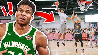 PLAYING BASKETBALL WITH NBA MVP GIANNIS ANTETOKOUNMPO [upl. by Clio]