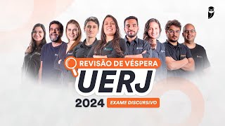 Revisão de Véspera UERJ 2024  Exame Discursivo [upl. by Lotsirhc87]