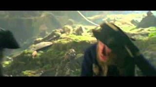 Pirates of the Caribbean Blackbeard VS Barbossa [upl. by Yttap]