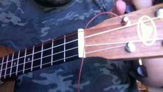 Aquila Unwound Low G RED SERIES ukulele string [upl. by Sisi]