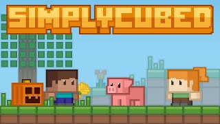 🔷 Simply Cubed  Minecraft Texture Pack Trailer [upl. by Hanikas]