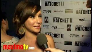 Danielle Harris Interview at HATCHET 2 Premiere [upl. by Guild]