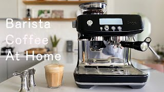 Sage Barista Pro Espresso Machine Review  Breville SES878  How to make the Best Espresso at Home [upl. by Doowrehs]