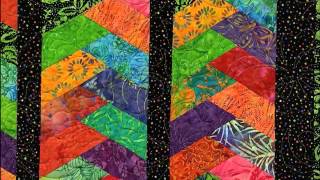 How to Make a Strip Quilt called the Braid Quilt [upl. by Moses]