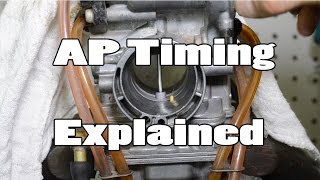 HowTo FCR carburetor accelerator pump timing adjustment [upl. by Naraj82]