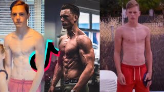 skinny to muscular body transformation  tik tok compilation [upl. by Innej]