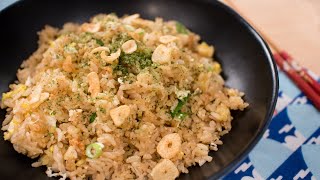 Garlic Fried Rice with secret ingredient  Japanese Recipe [upl. by Marrissa]