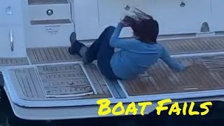 Dont drink too much on a boat  Boat Fails [upl. by Sudderth]