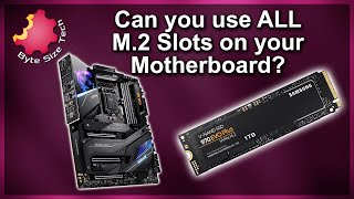 Can You Use ALL M2 Slots On Your Motherboard  — Byte Size Tech [upl. by Gavini]