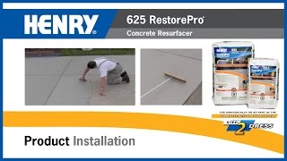 HENRYÂ® 625 RestoreProâ„¢ Concrete Resurfacer [upl. by Diarmid146]