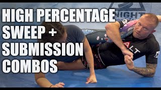 High Percentage Sweep  Submission Combos [upl. by Luann]