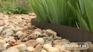 Dakota Tin Landscape Edging Installation Instructions [upl. by Merilee]