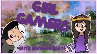 girl gamers explore hypixel ft gamergirl80 [upl. by Gerianne709]